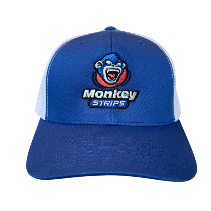 The Monkey Strip Trucker hat– Adjustable Snapback Hat for Wrappers ...